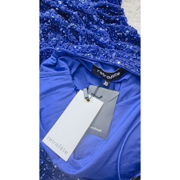 RETROFETE Prim Dress royal blue XS - Picture 11 of 11